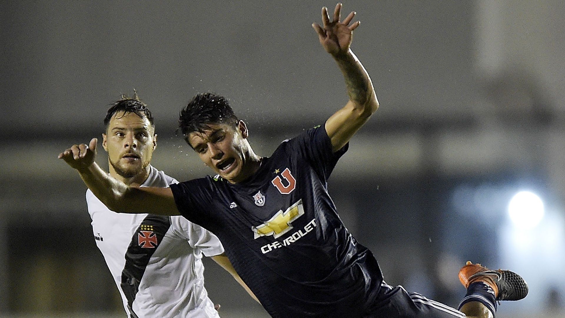 130318 Universidad de Chile Vasco da Gama Leandro Desábato Ángelo Araos