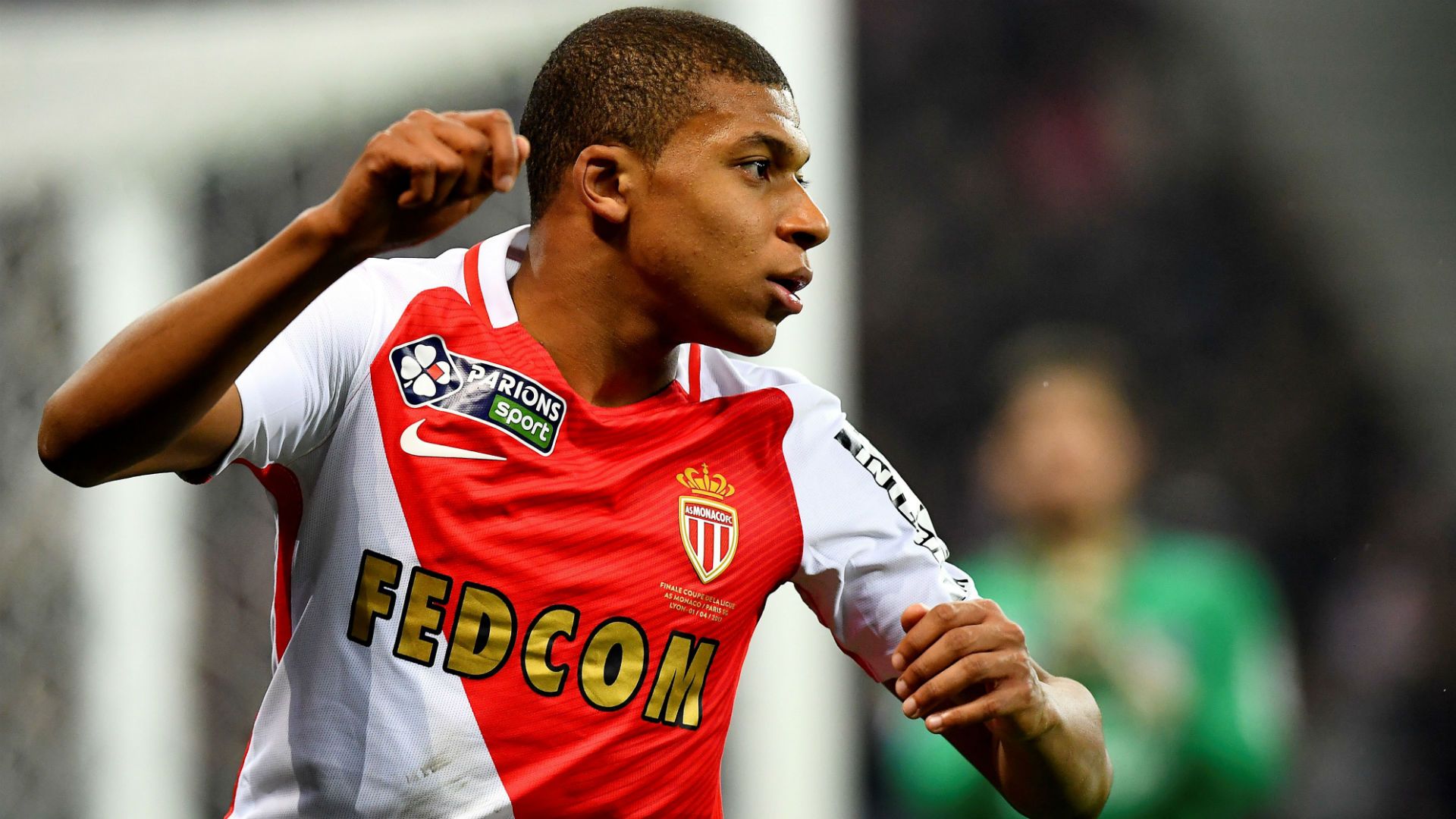 Kylian Mbappe PSG Monaco Coupe de la Ligue 01042017