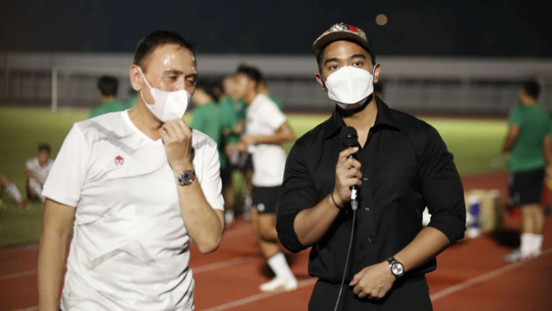 Moch. Iriawan - Kaesang Pangarep TC Timnas Indonesia