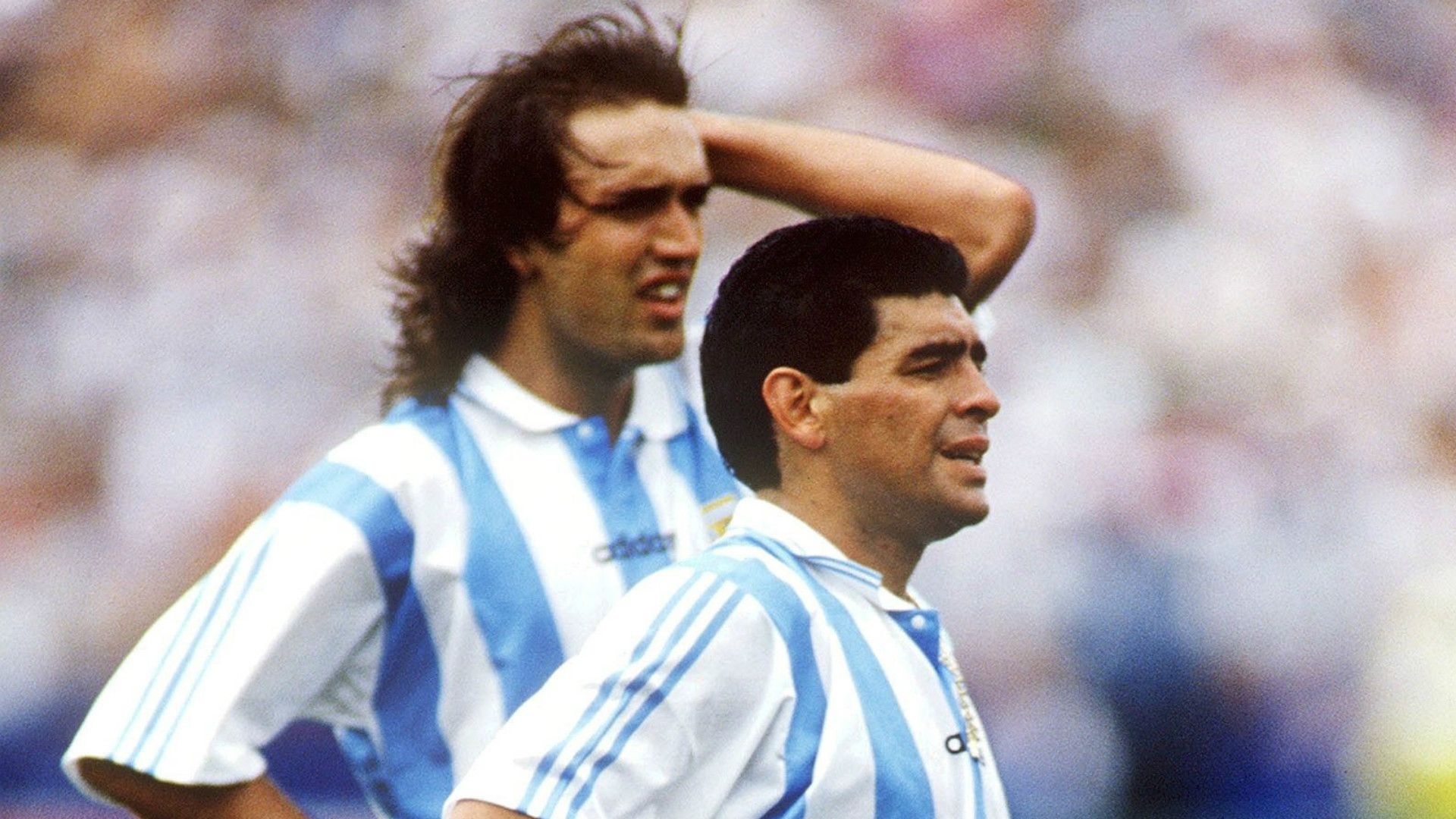 Diego Maradona Gabriel Batistuta World Cup 1994