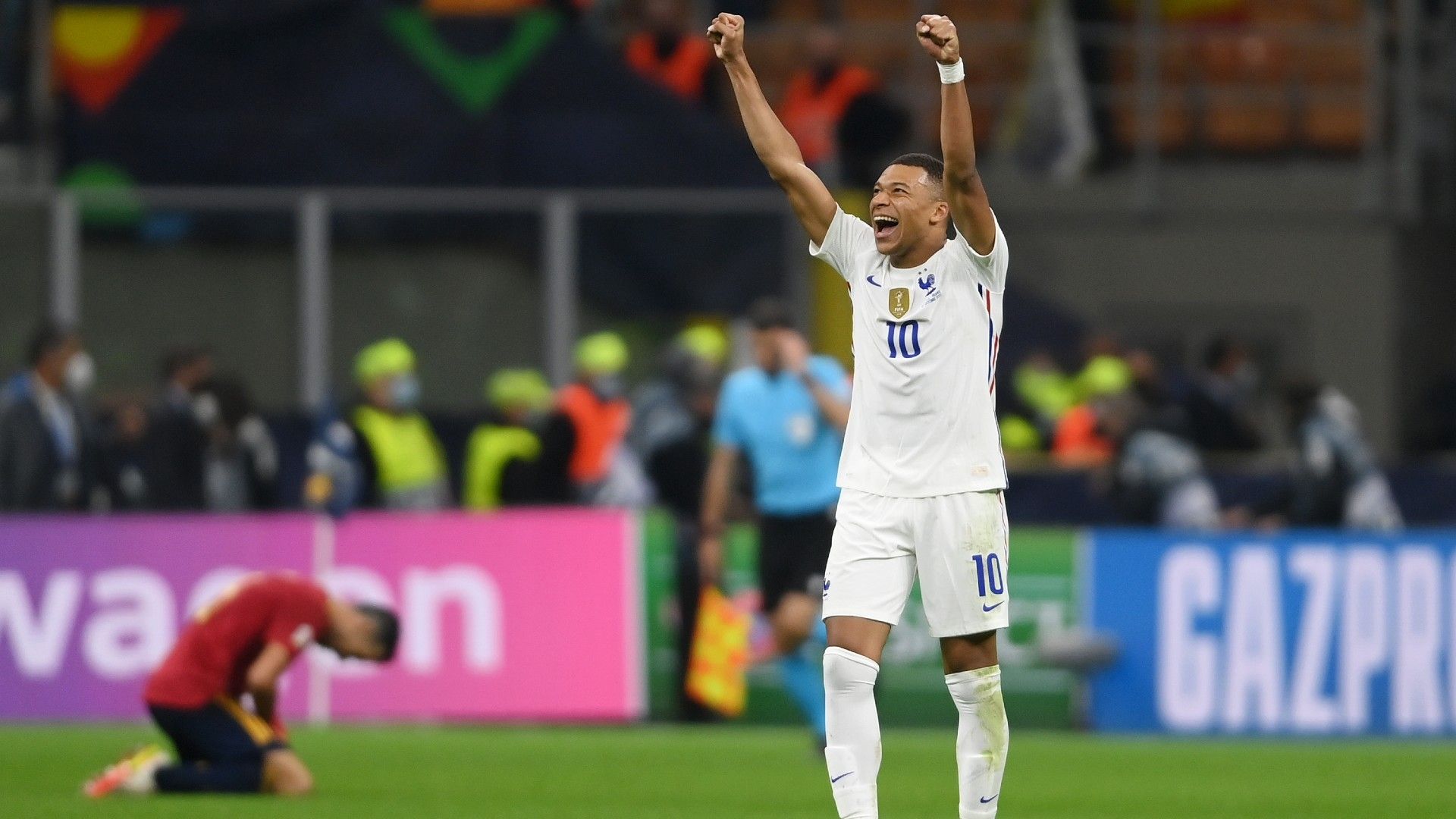 Kylian Mbappe France Spain Nations League 10102021