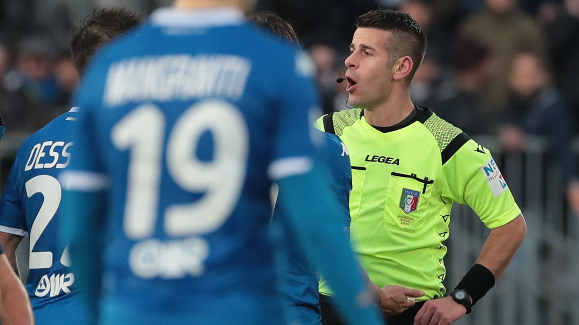 Giua Brescia Cagliari Serie A