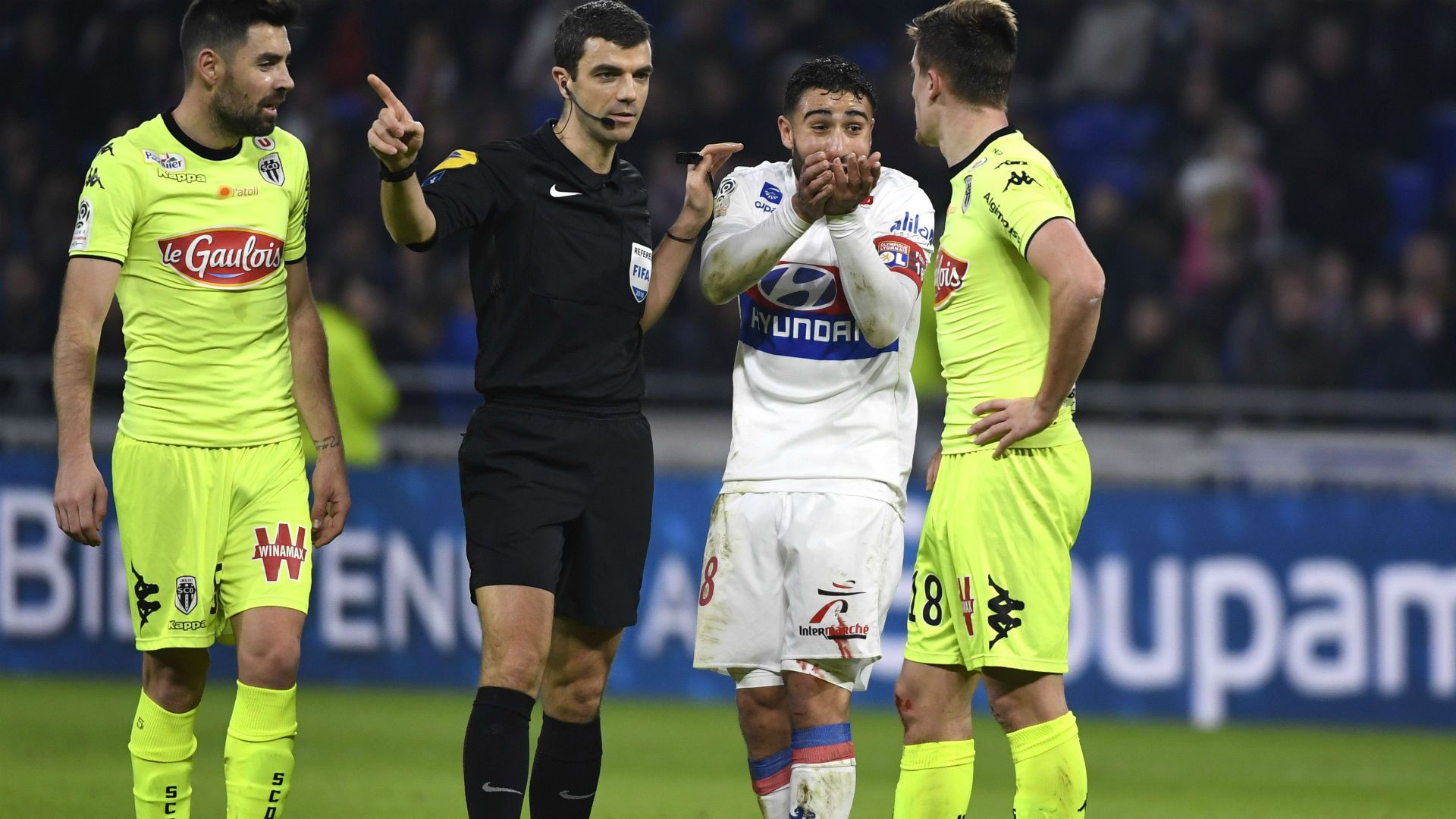 Nabil Fekir Lyon Angers Ligue 1 14012018