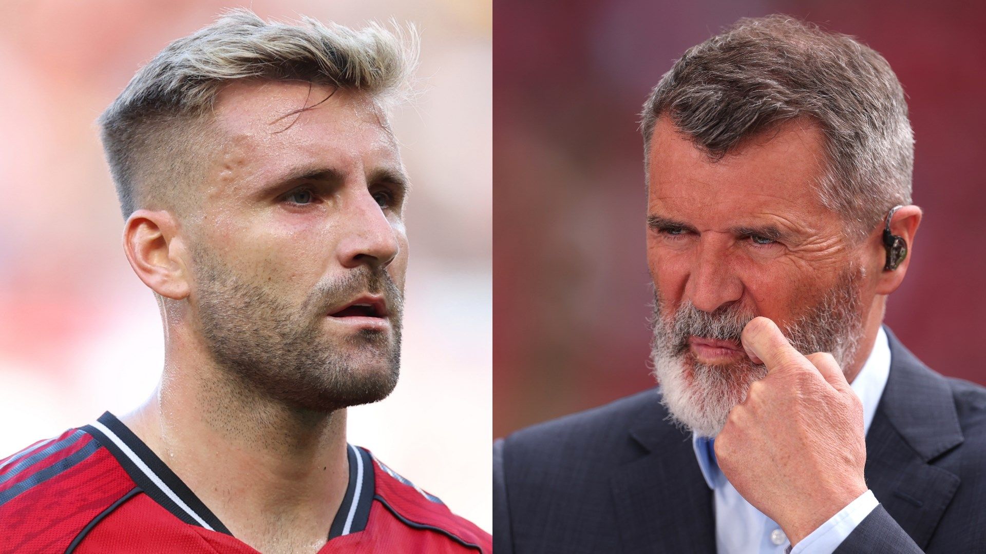 Luke Shaw Roy Keane Man Utd