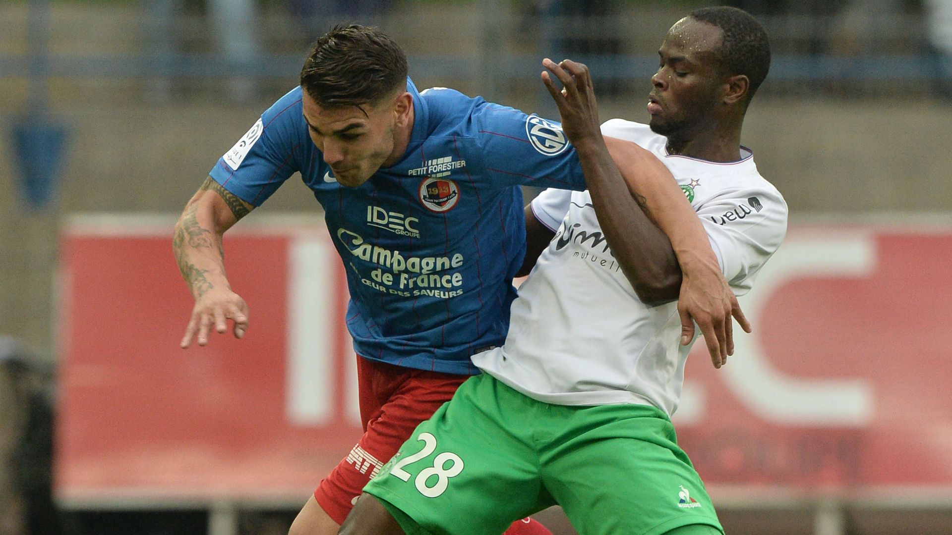 Andy Delort Ismael Diomande Caen Saint-Etienne Ligue 1 04102015