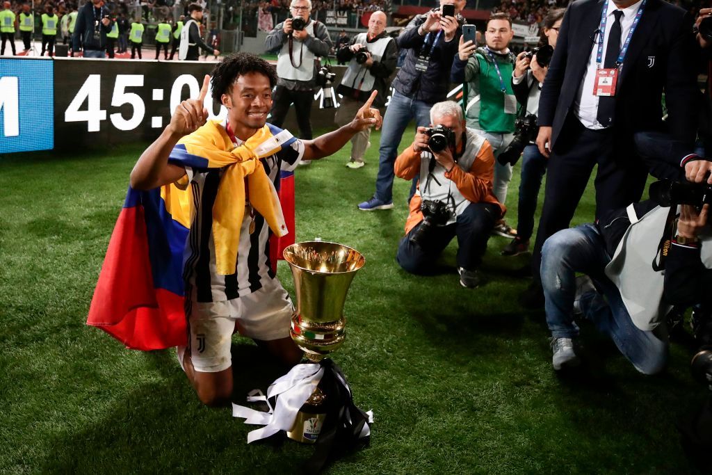 Juan Guillermo Cuadrado campeón Coppa Italia