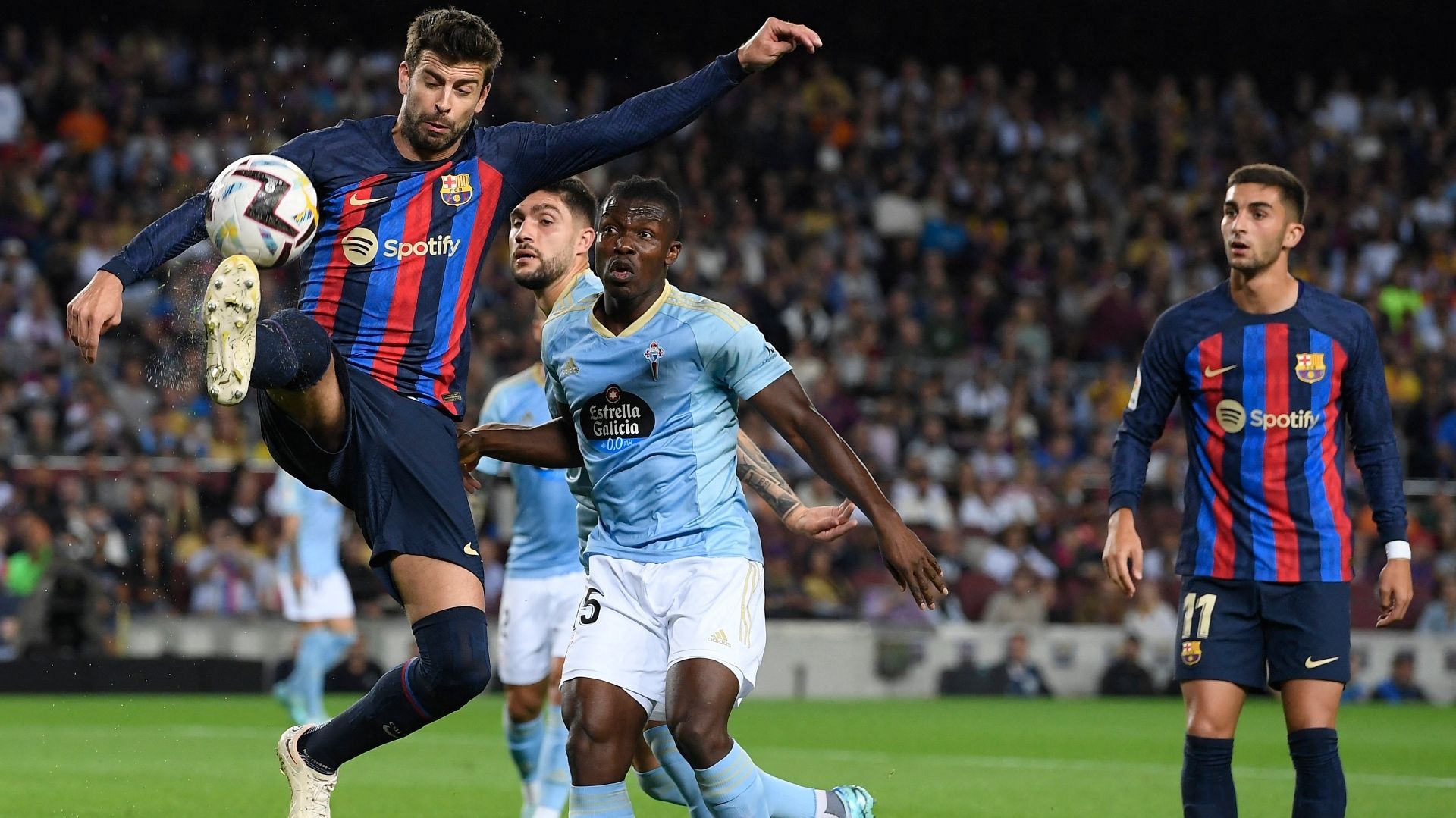 Barcelona Celta Piqué