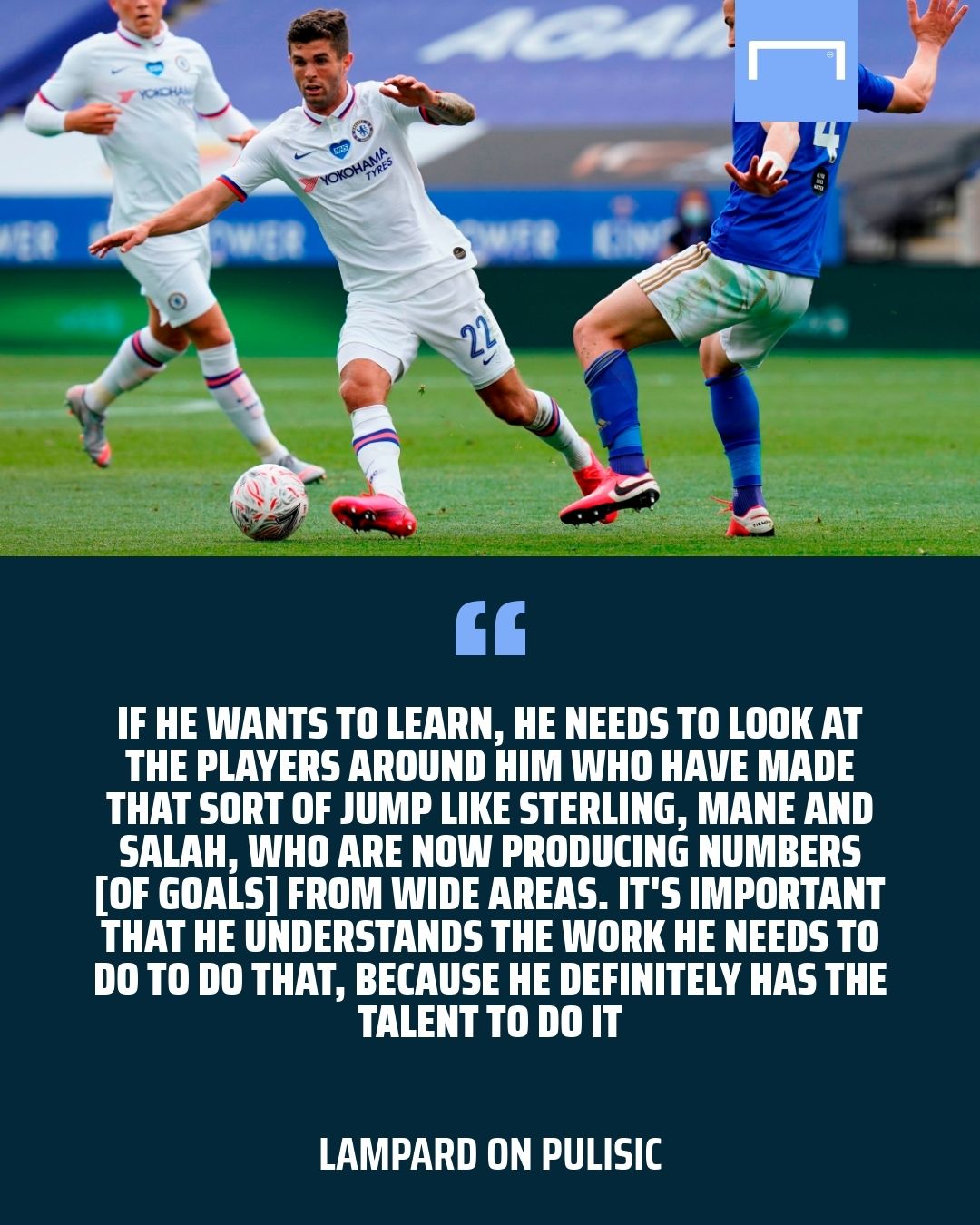 Lampard on Pulisic GFX