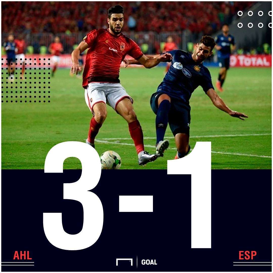 Al Ahly Esperance scoreline PS