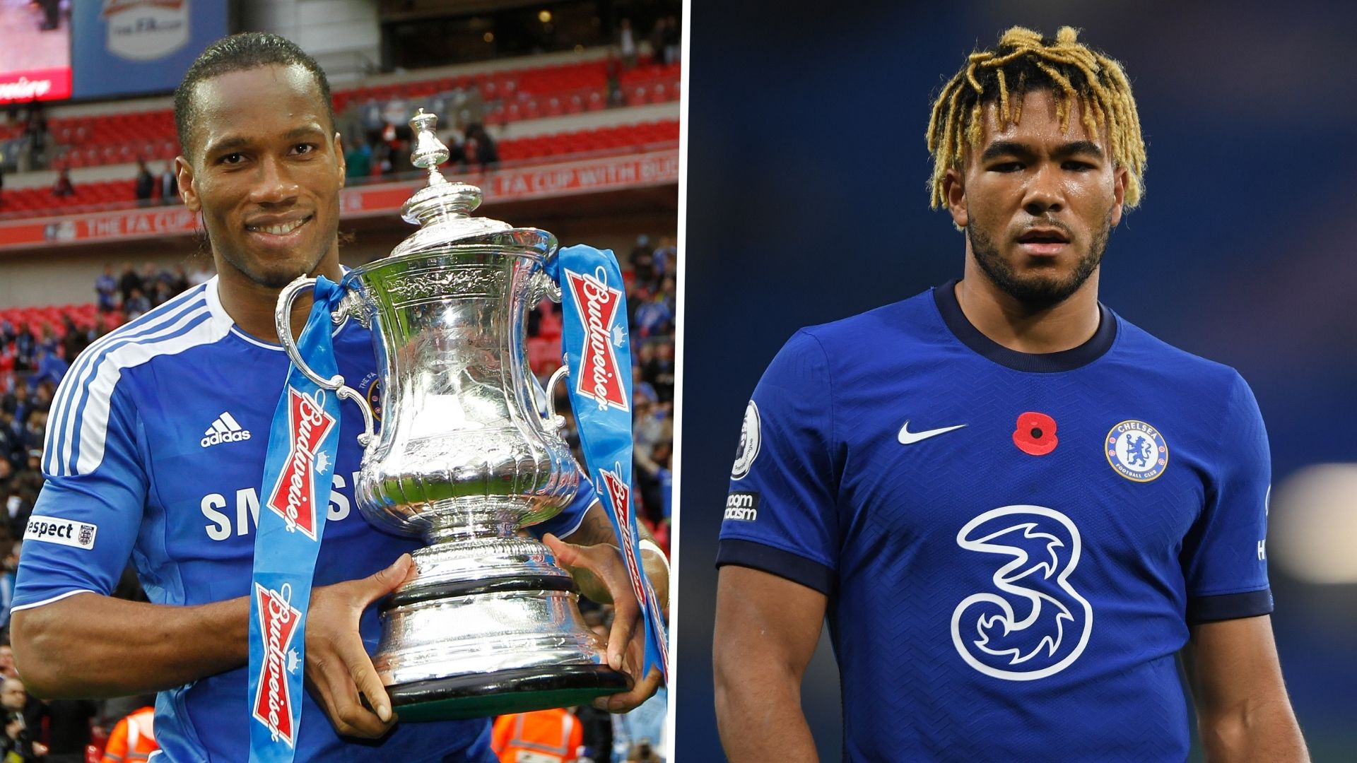 Didier Drogba Reece James Chelsea GFX