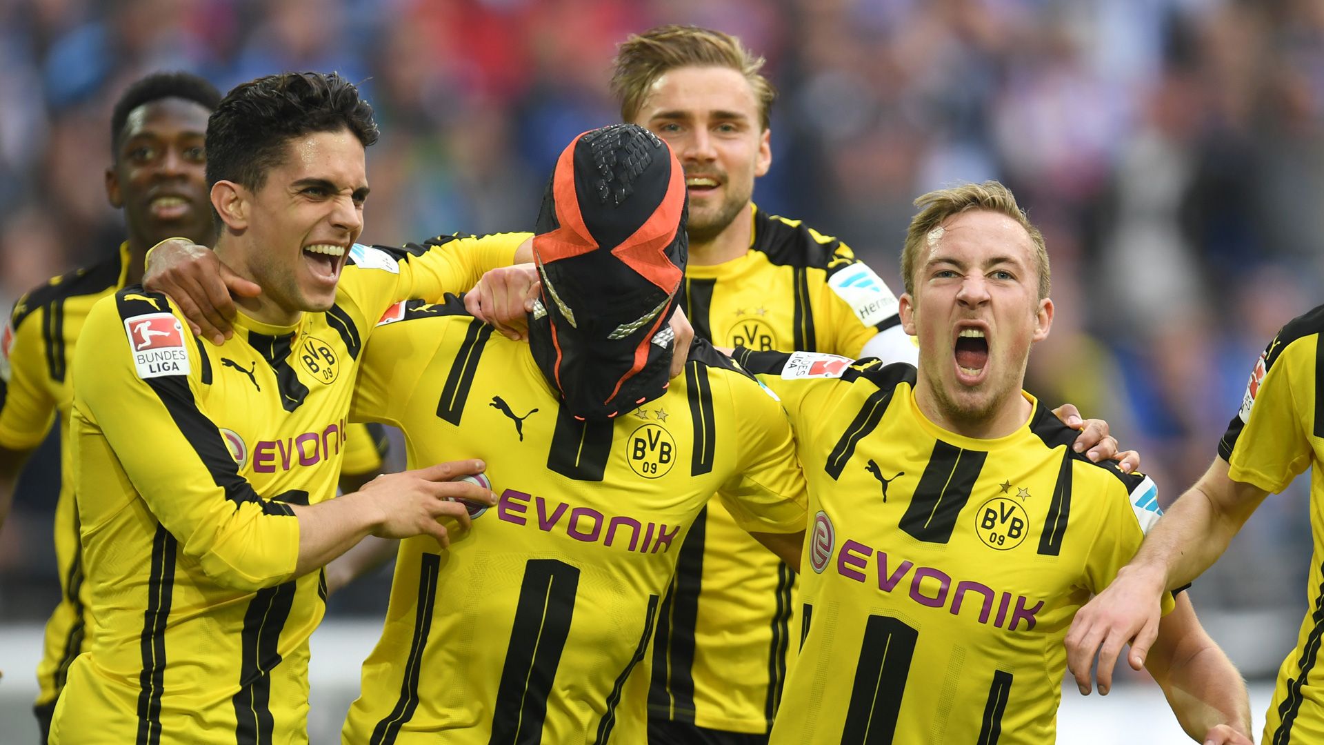 Aubamayang, Bartra, Passlak, Borussia Dortmund 040117