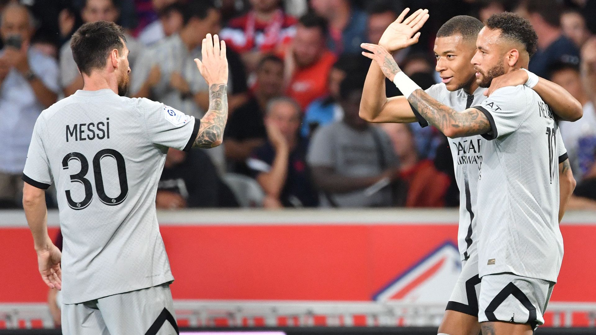 Neymar, Messi, Mbappe 2022-23