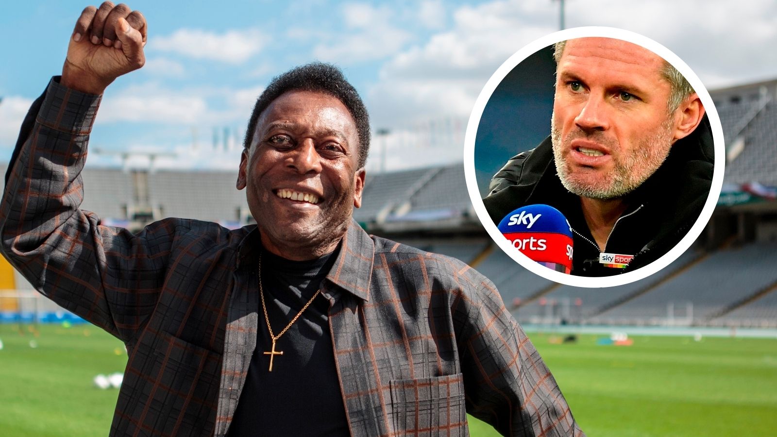 Pelé Carragher montagem