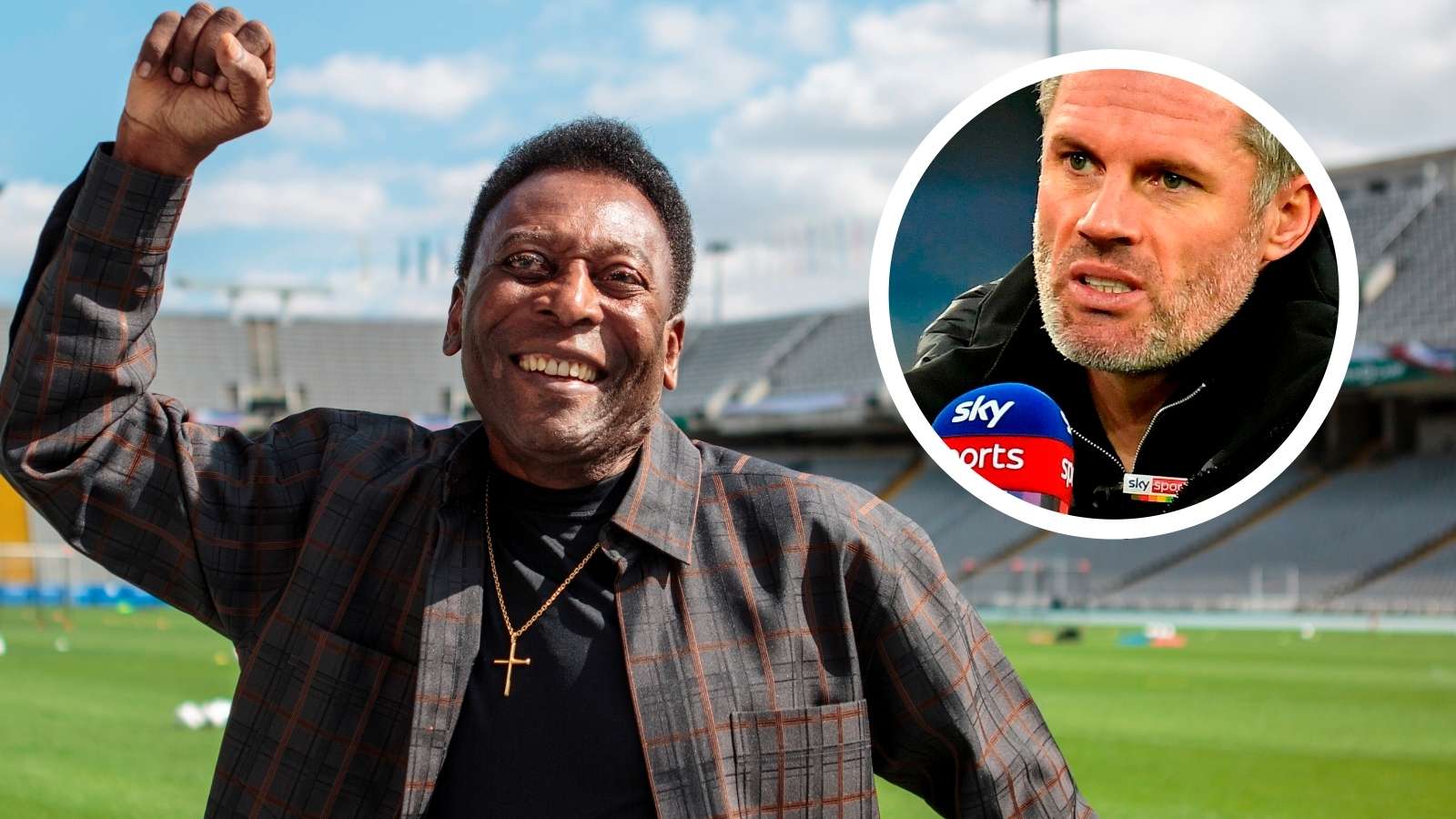 Pelé Carragher montagem