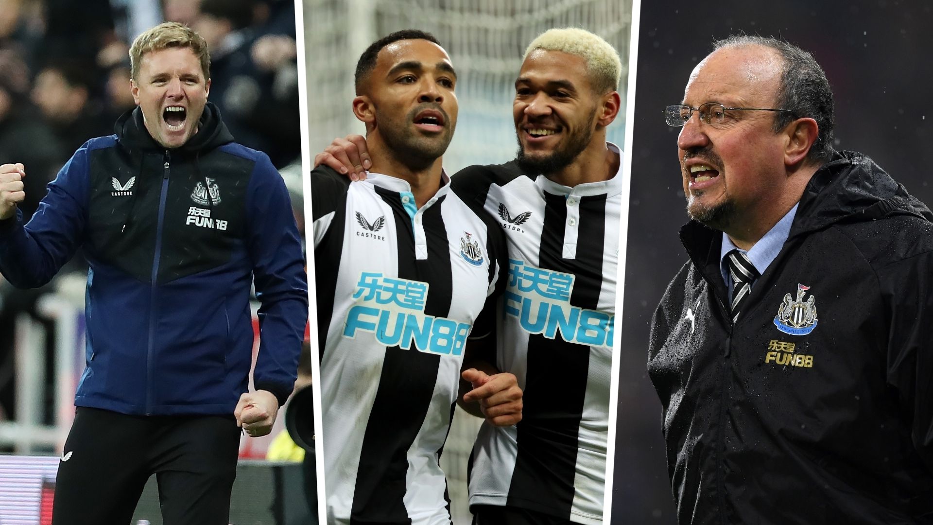 Eddie Howe - Newcastle united - Rafael Benítez