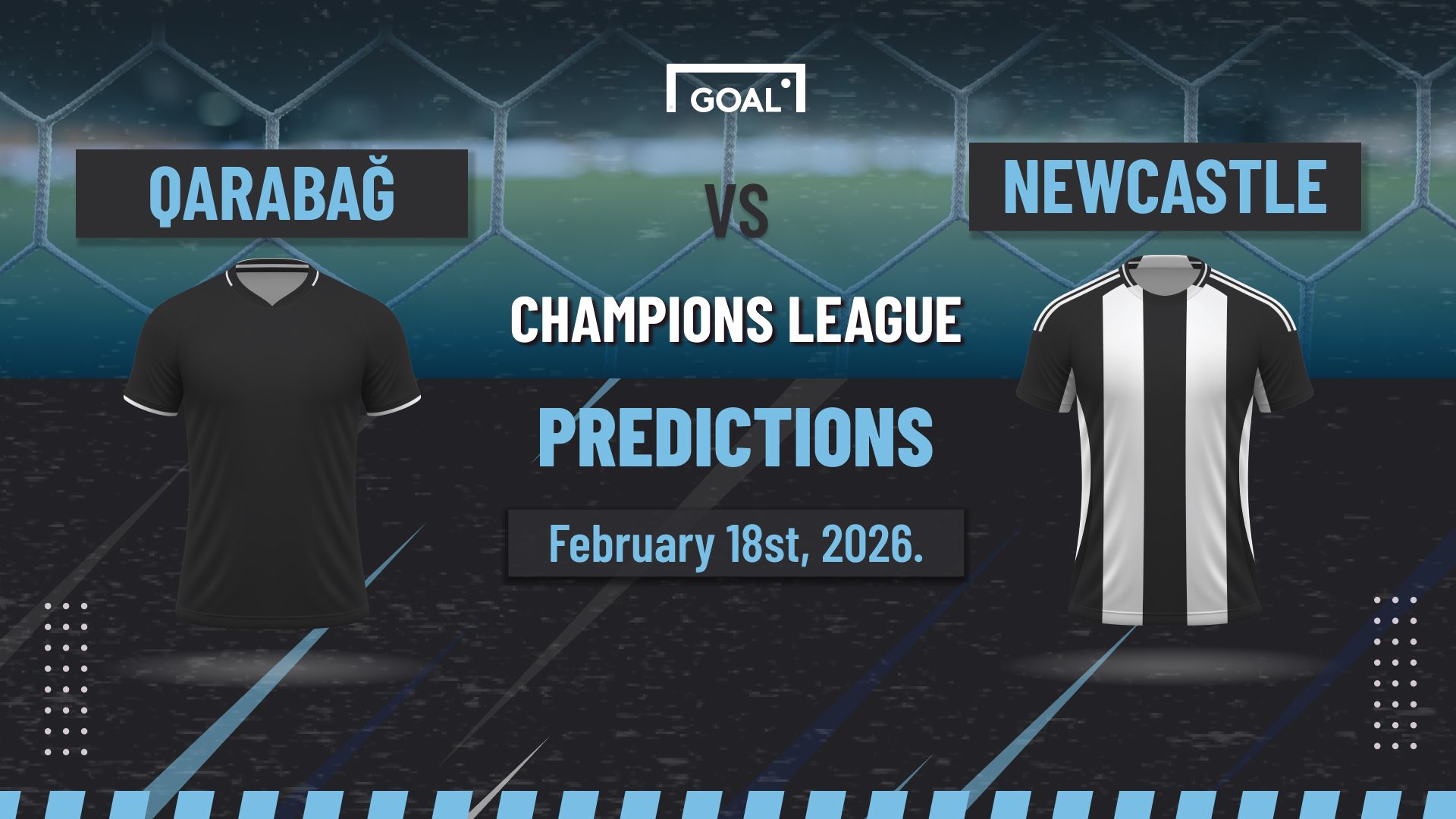 Predictions Qarabag vs Newcastle