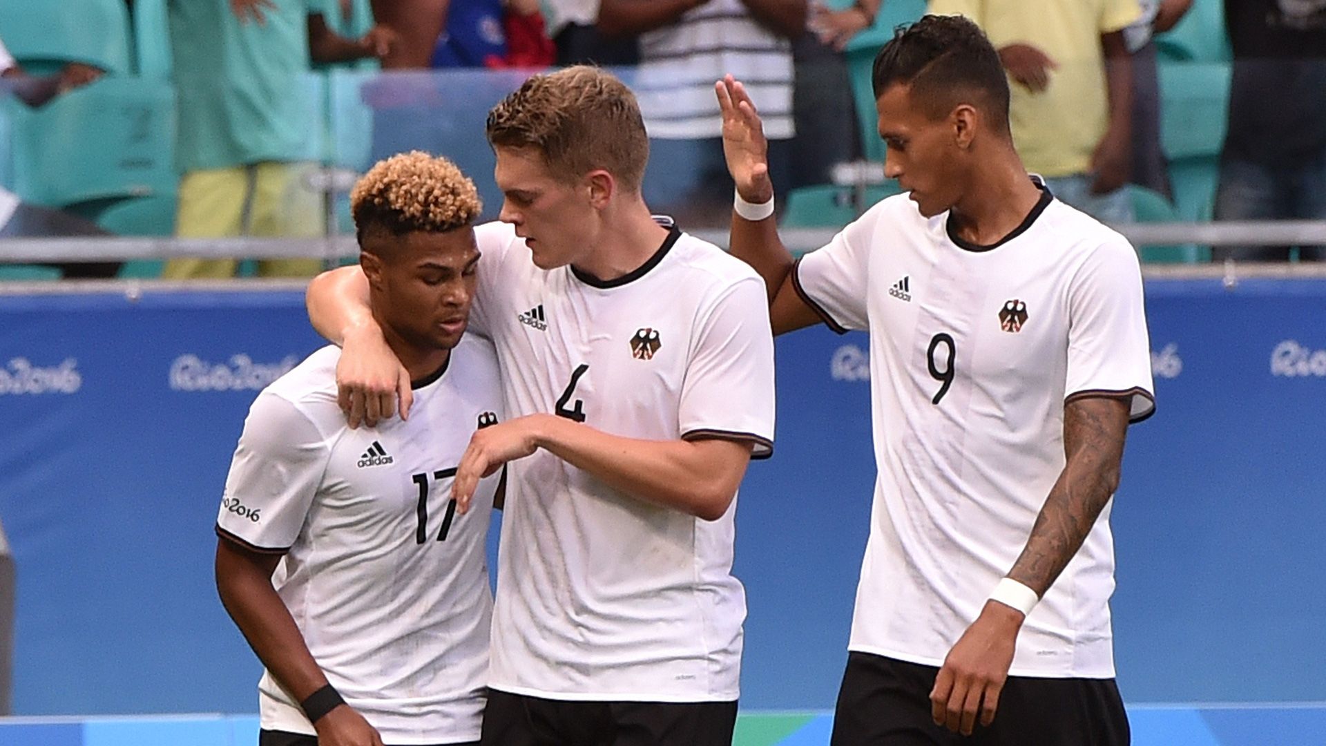 Davie Selke Matthias Ginter Serge Gnabry Deutschland Südkorea Olympia 08072016