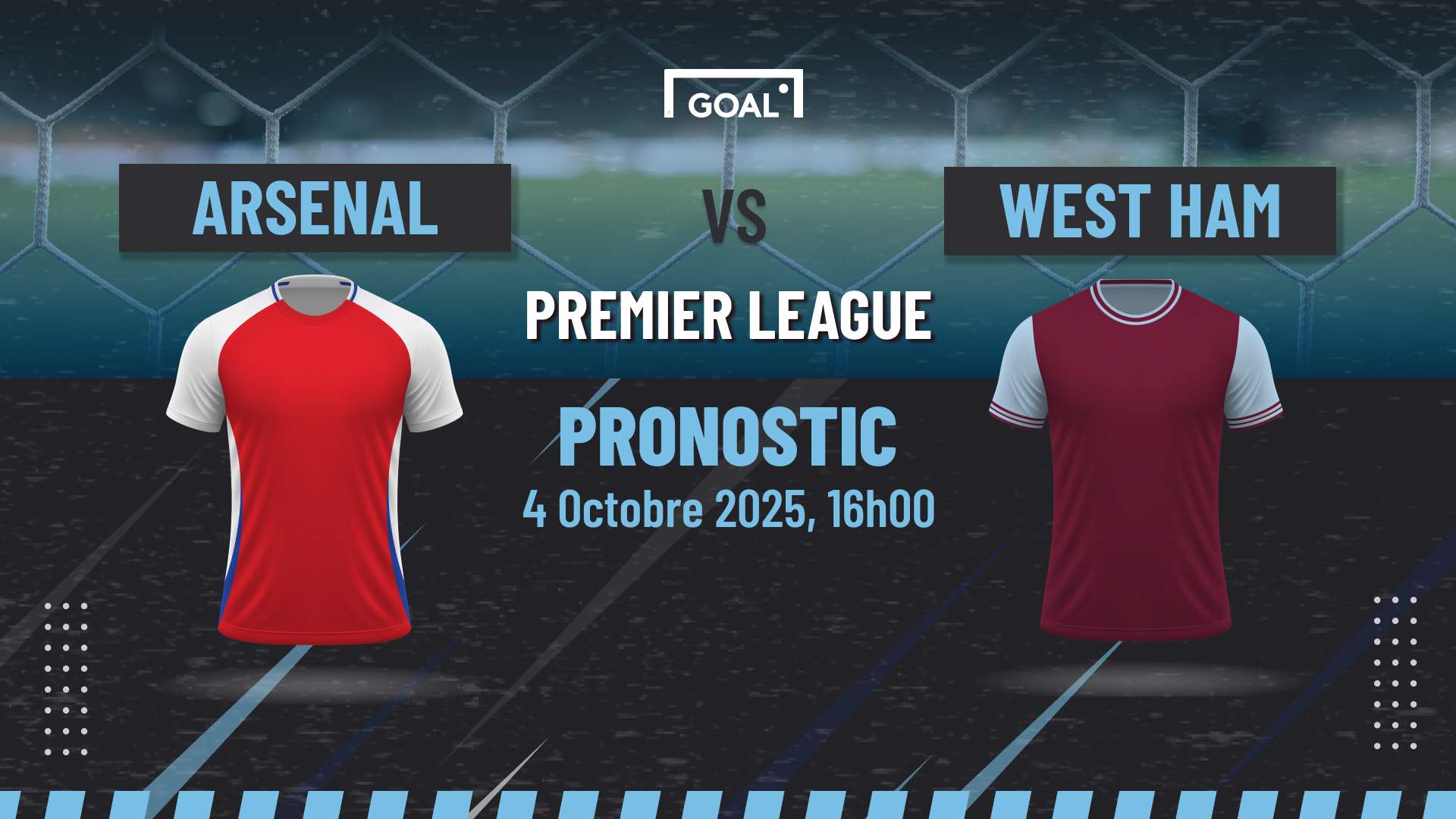 Pronostic Arsenal vs West Ham