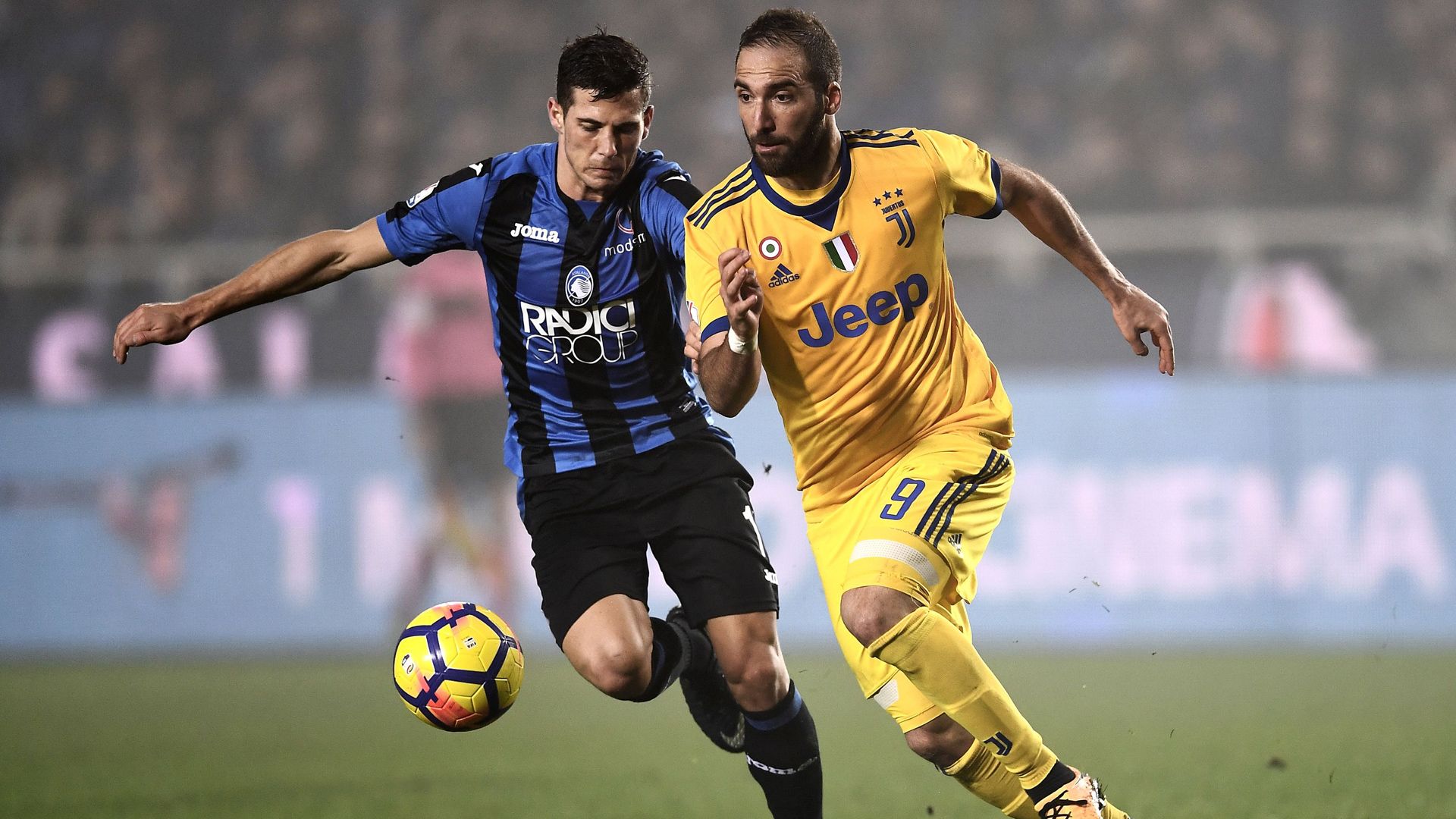 Atalanta Bergamo Juventus Turin Remo Freuler Gonzalo Higuain 30012018