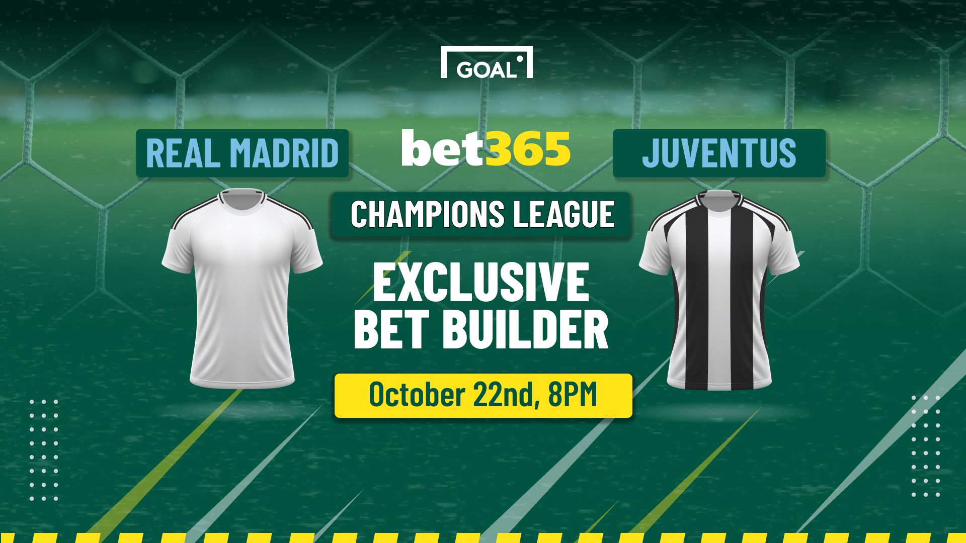Real vs Juventus bet builder