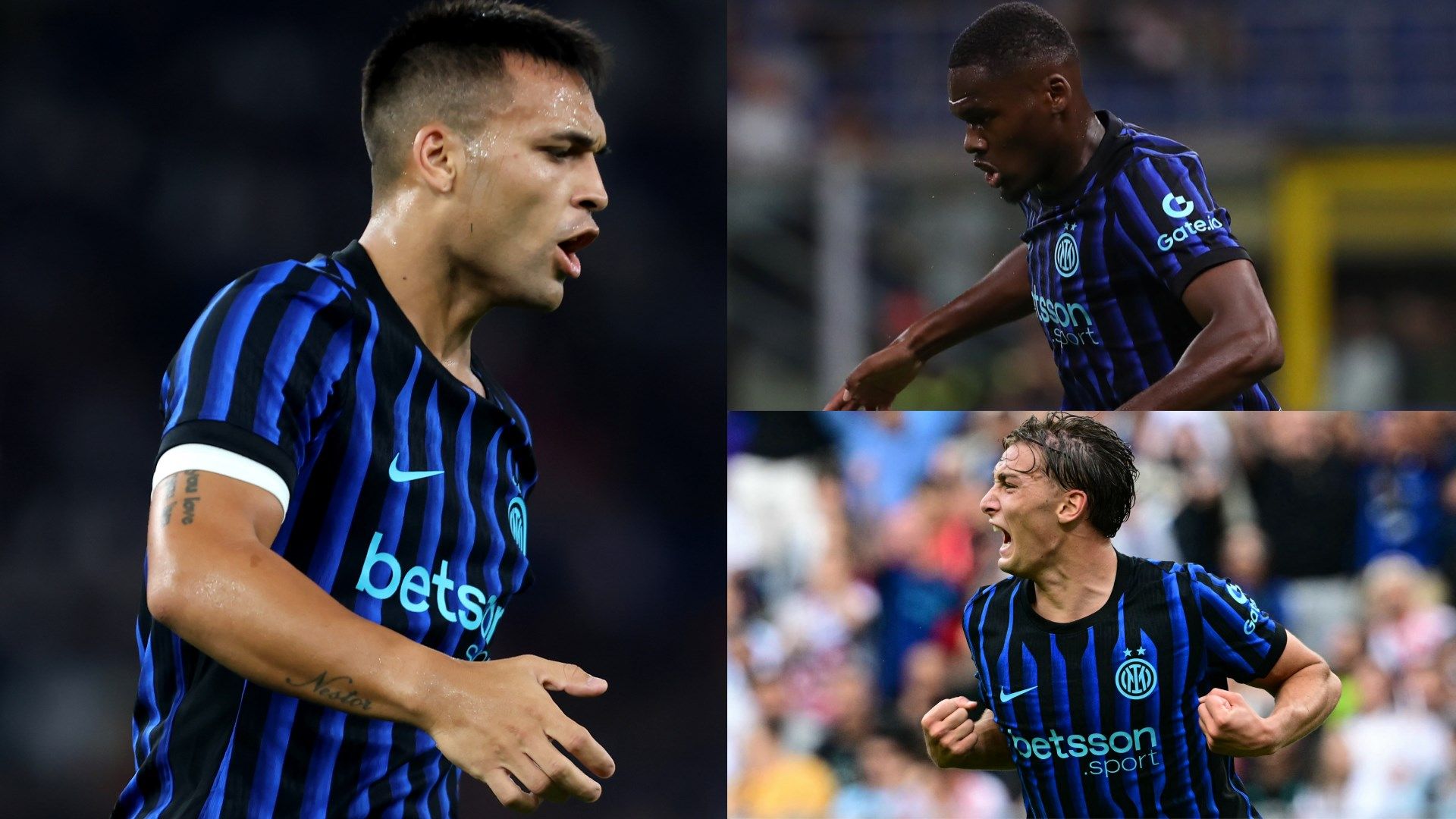 Lautaro Martinez Bonny Pio Esposito Inter