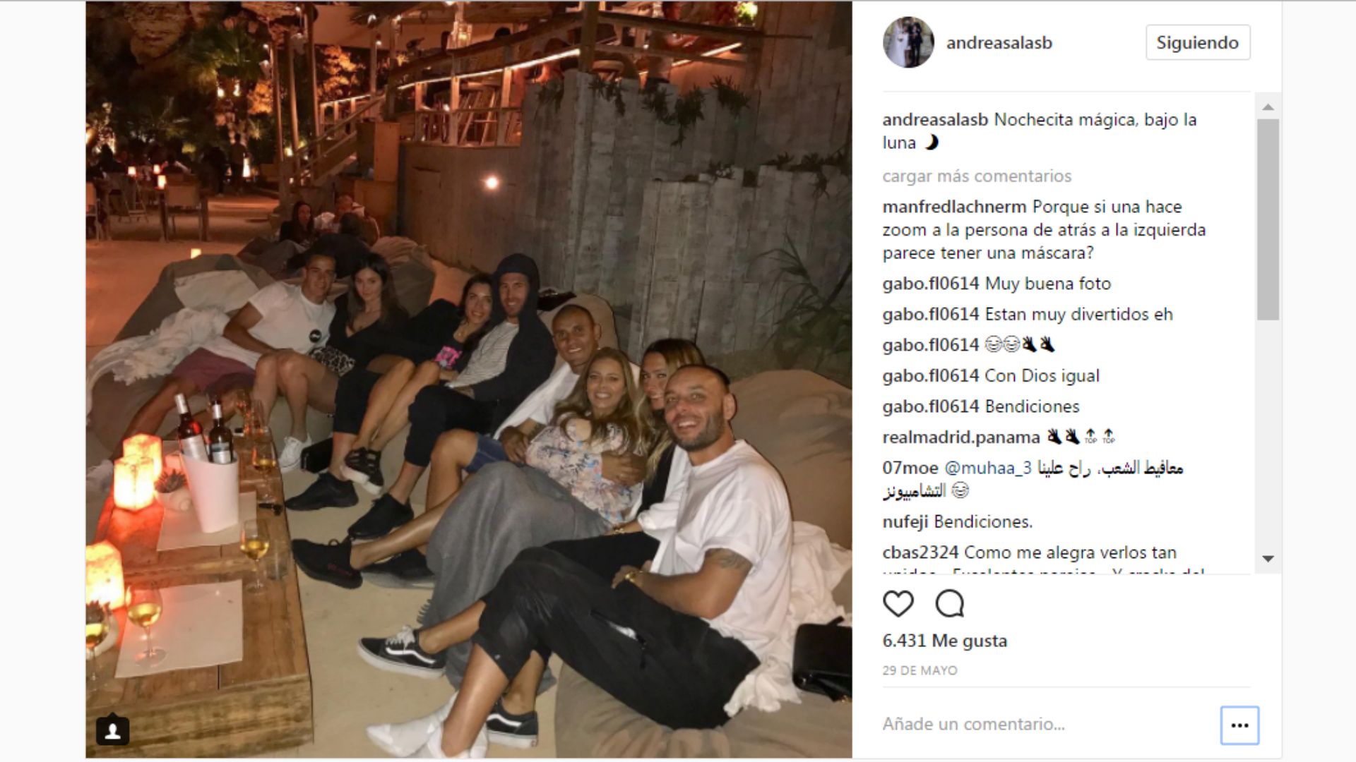 Sergio Ramos, Lucas Vazquez and Keylor Navas concentration with their families ahead the Champions League final in 2017