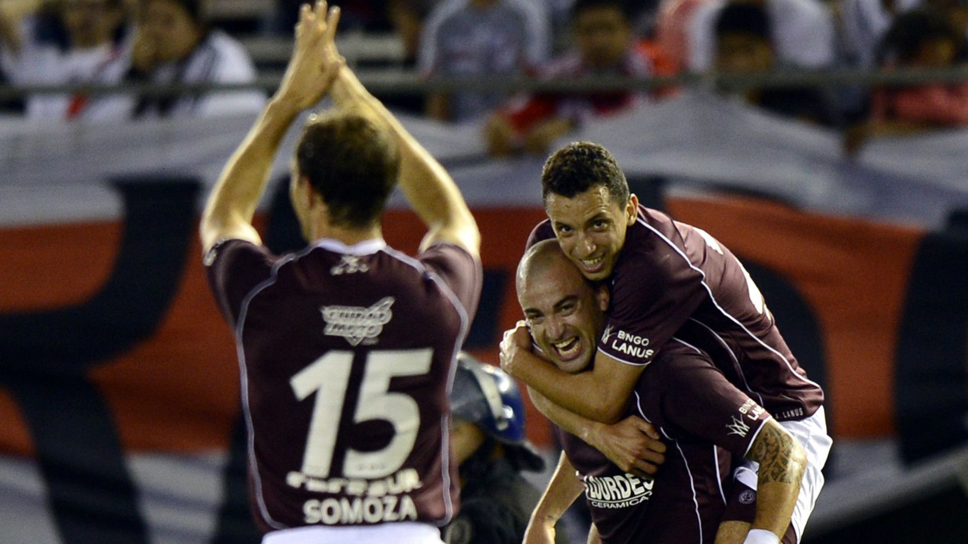 Santiago Silva Lanus River Copa Sudamericana 2013