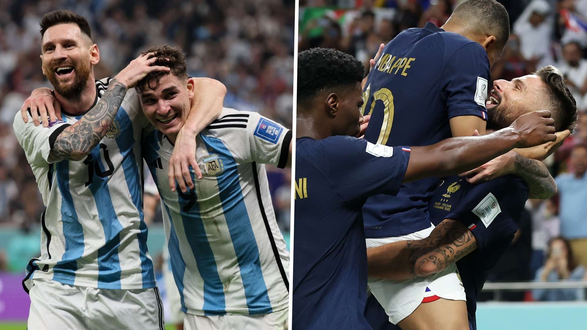 Messi-Alvarez & Mbappe-Giroud