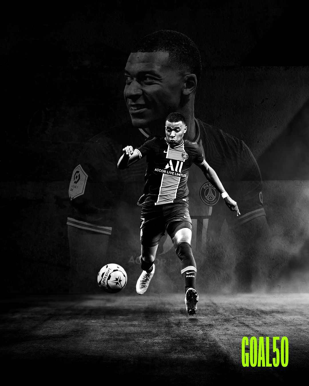 Kylian Mbappe Goal 50