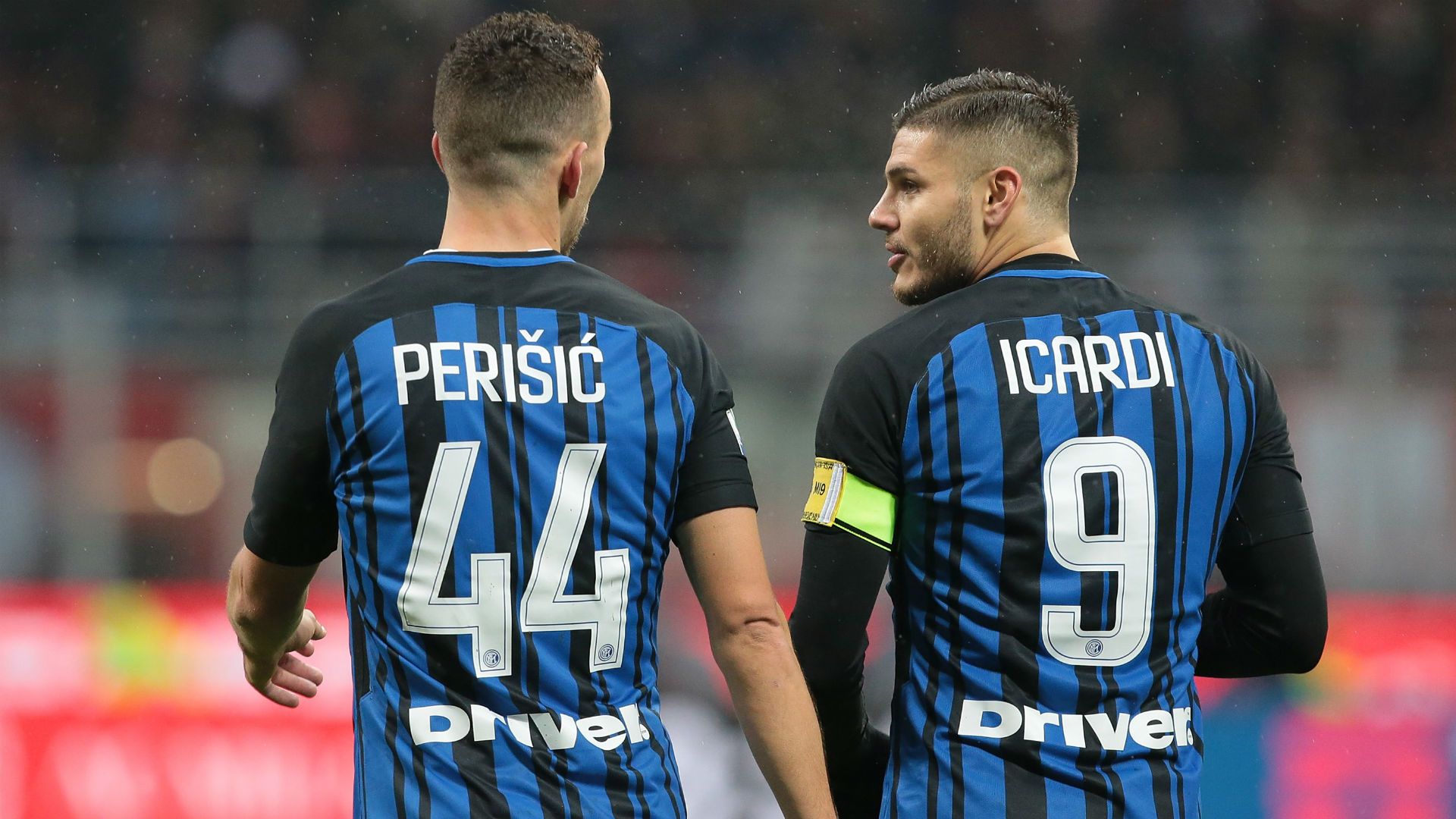 Ivan Perisic Mauro Icardi Inter Mailand 2017