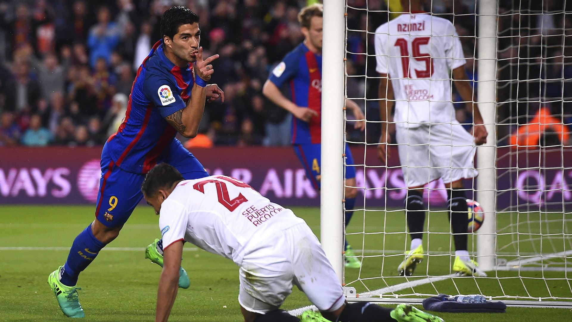 LUIS SUAREZ BARCELONA SEVILLA LALIGA 04052017