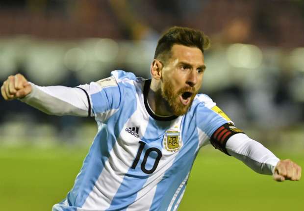 Messi Ecuador Argentina Eliminatorias 10102017