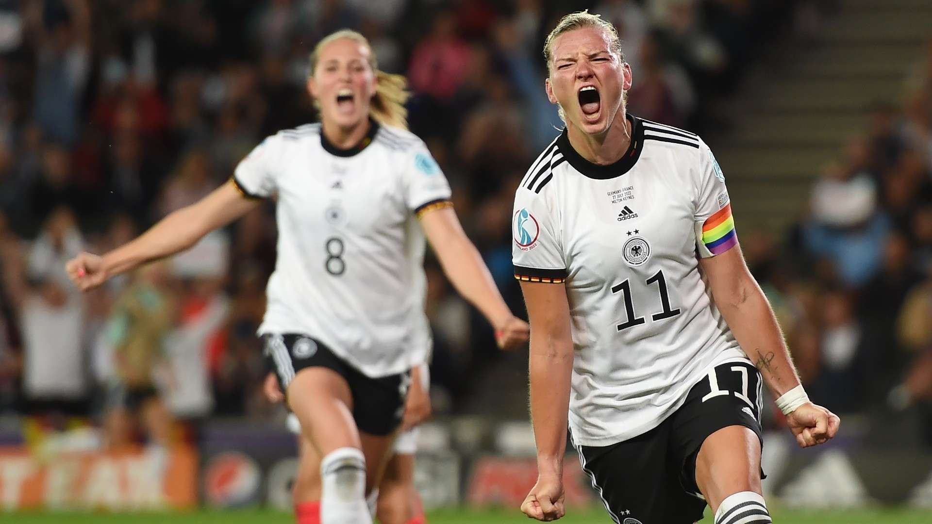 Alexandra Popp of Germany celebrates