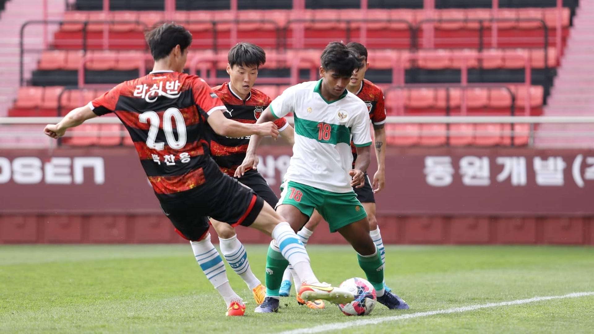 Irfan Jauhari - Timnas Indonesia U-23 vs Pohang Steelers