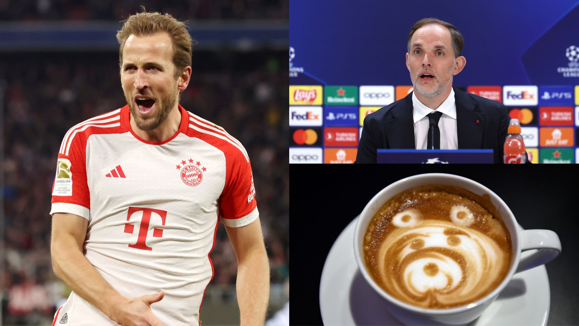 Harry Kane Tuchel coffee