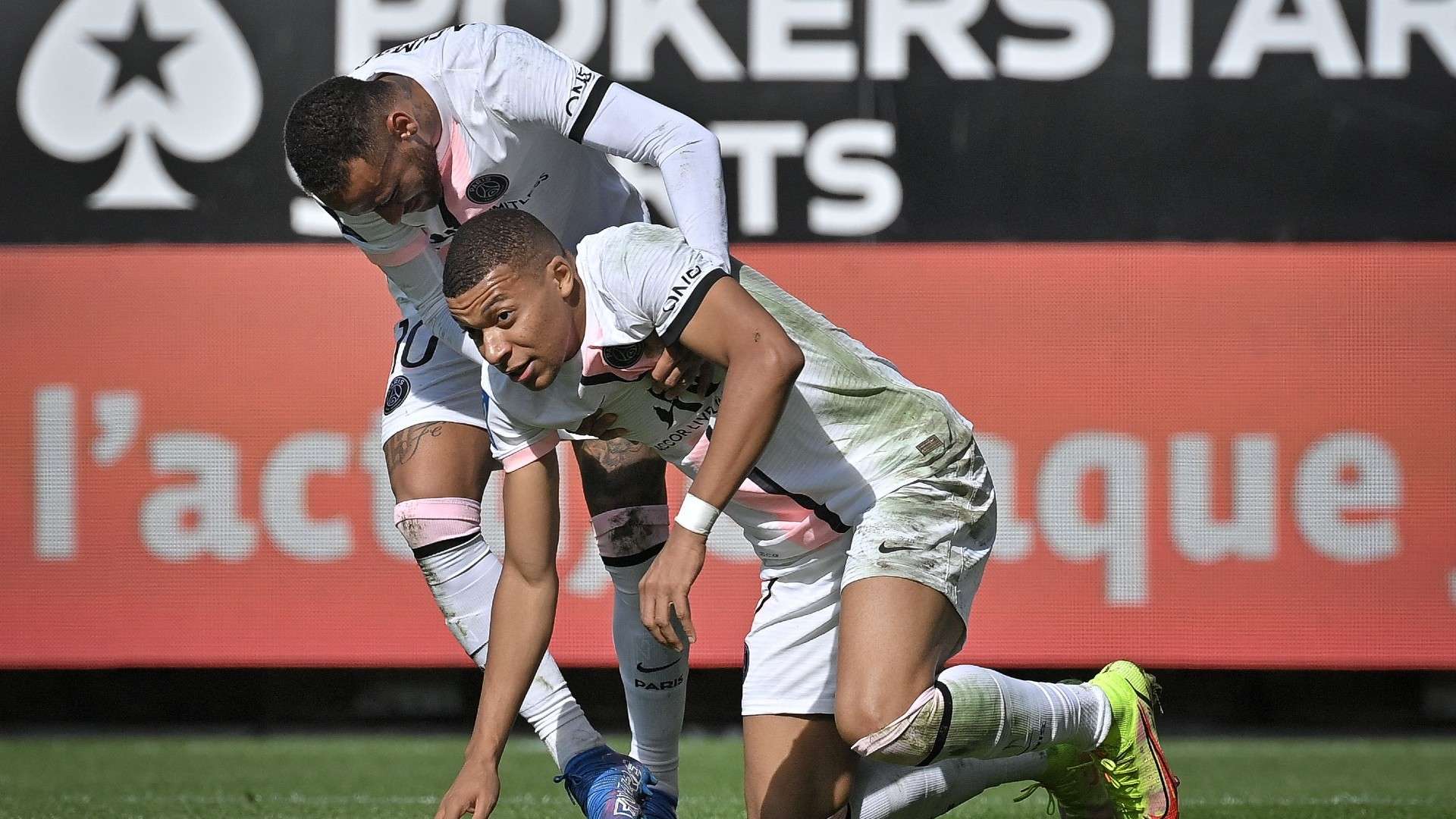 Neymar Mbappe PSG Rennes 2021