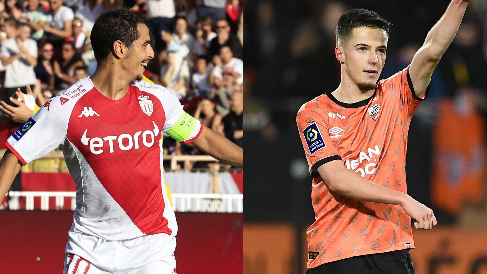 Monaco Lorient Ben Yedder Le Bris Ligue 1