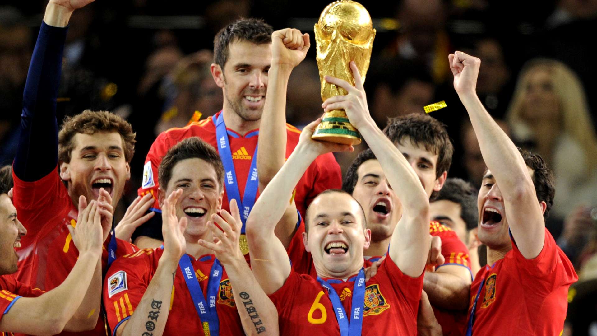 Andres Iniesta Kupa e Botës Spanjë 2010