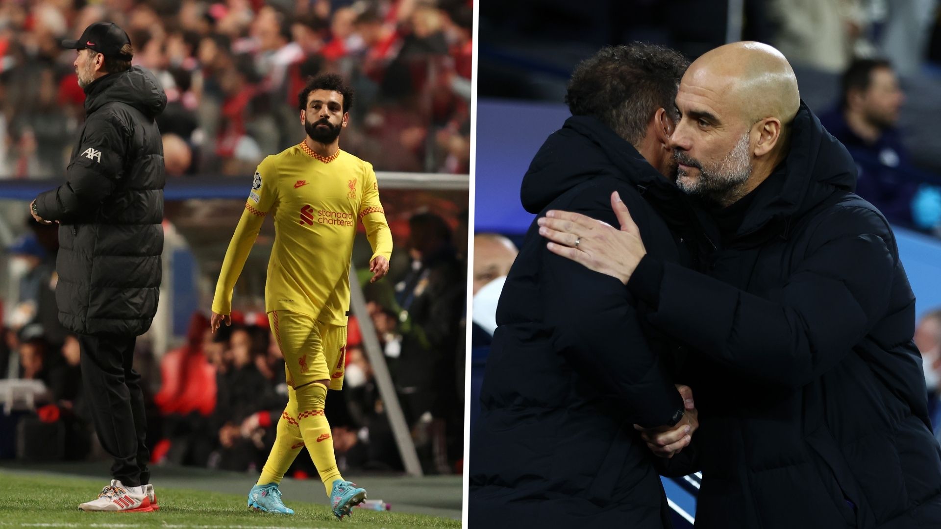 Mohamed Salah Liverpool Benfica Pep Guardiola Diego Simeone Atletico Madrid Man City Champions League 