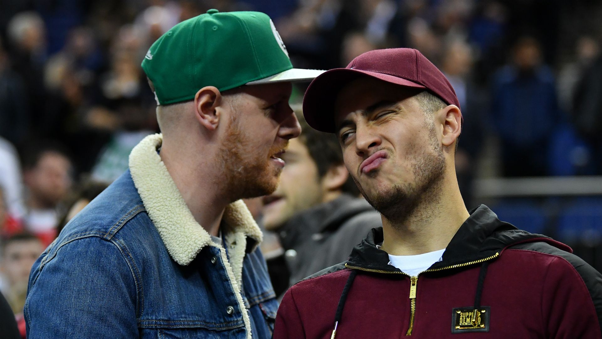 Eden Hazard Boston Celtics vs Philadelphia 76ers