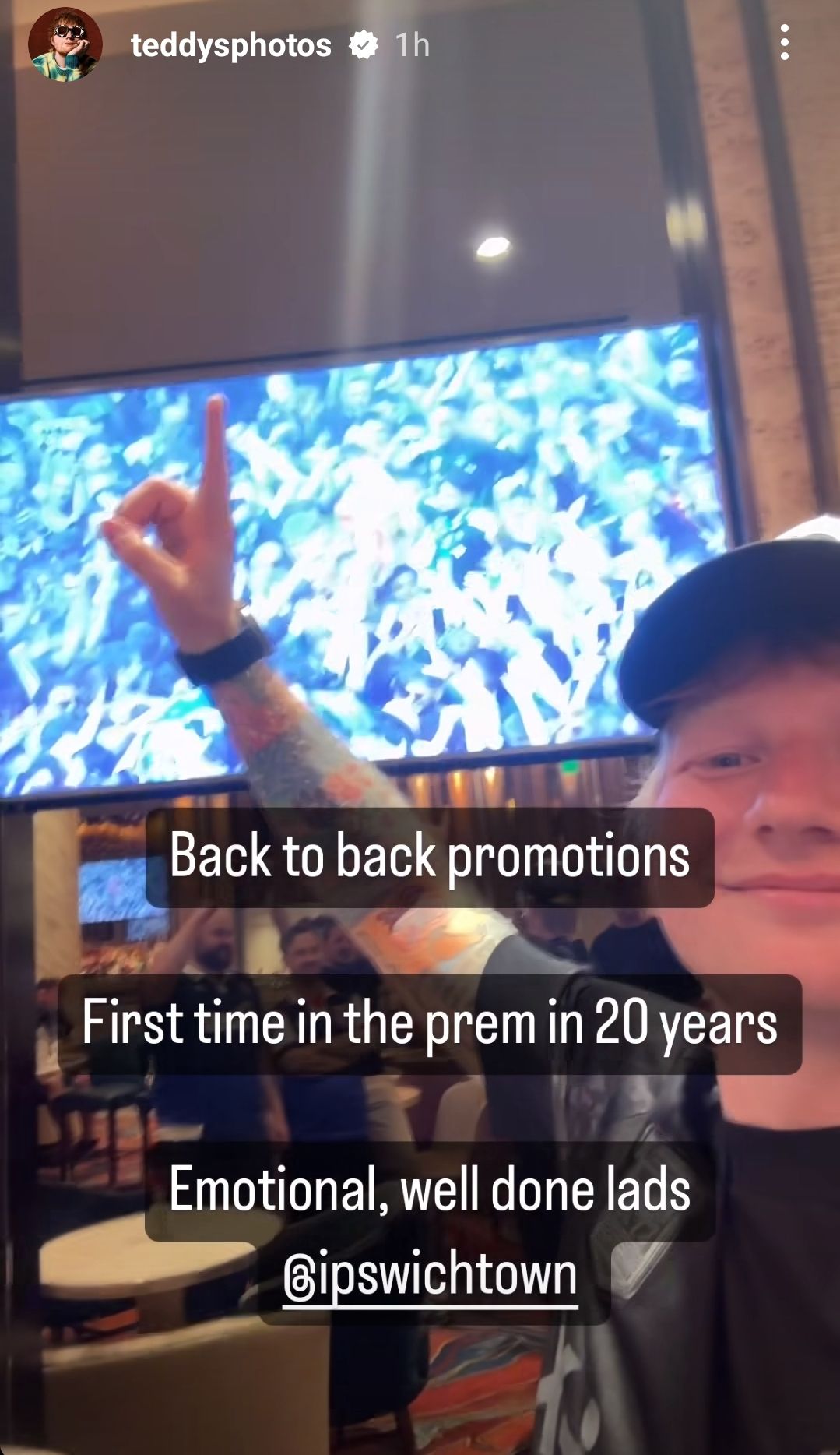 Ed Sheeran Ipswich Town Premier League