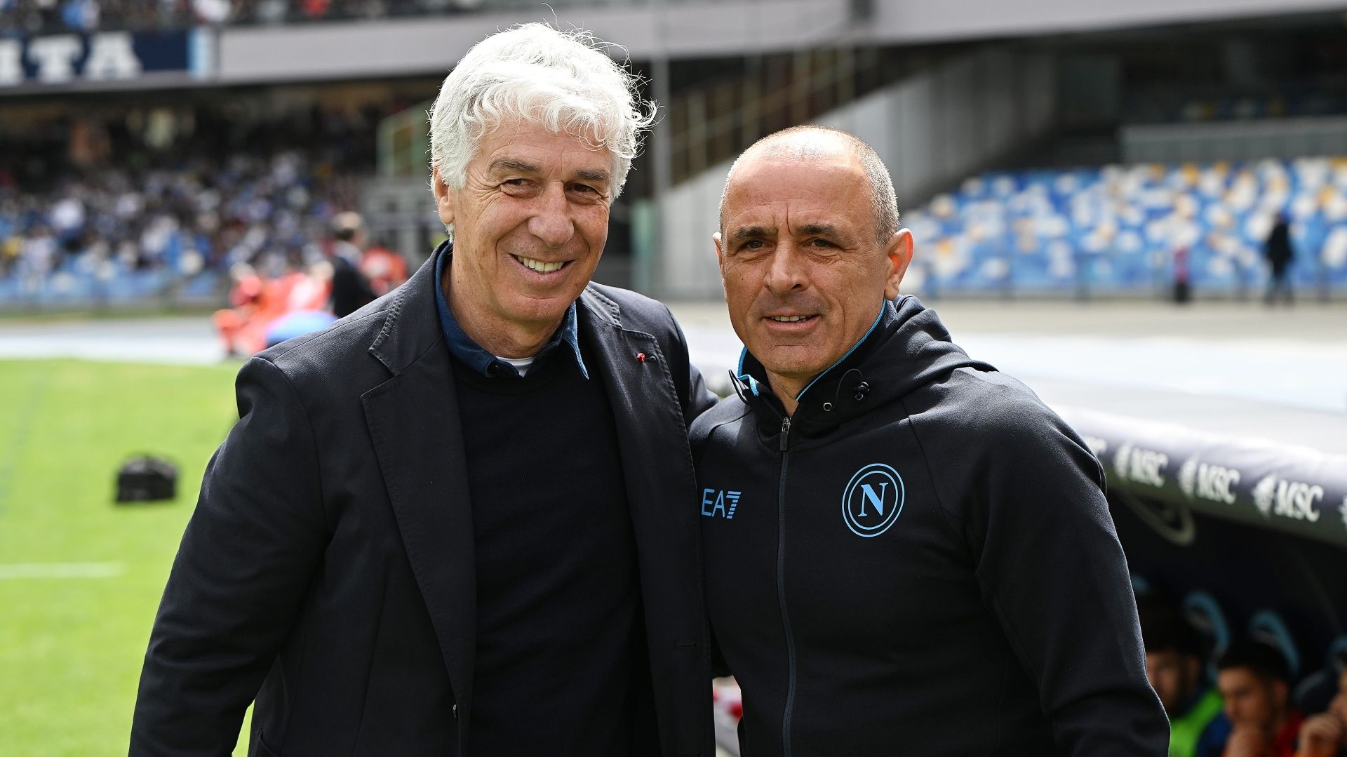 Gian Piero Gasperini Francesco Calzona Napoli Atalanta 30032024