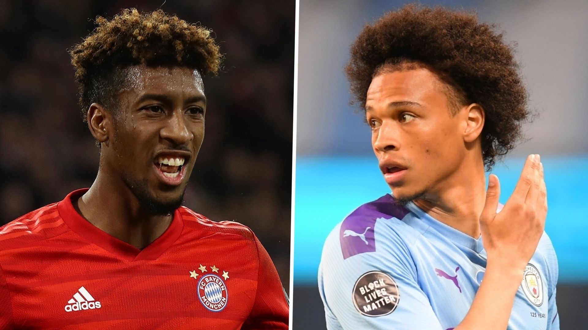 Kingsley Coman Leroy Sane Bayern Munich