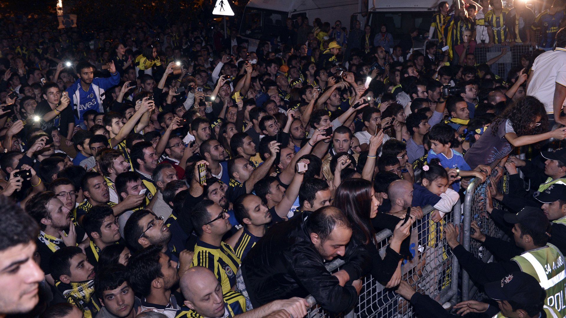 Fenerbahce fans Alex de Souza