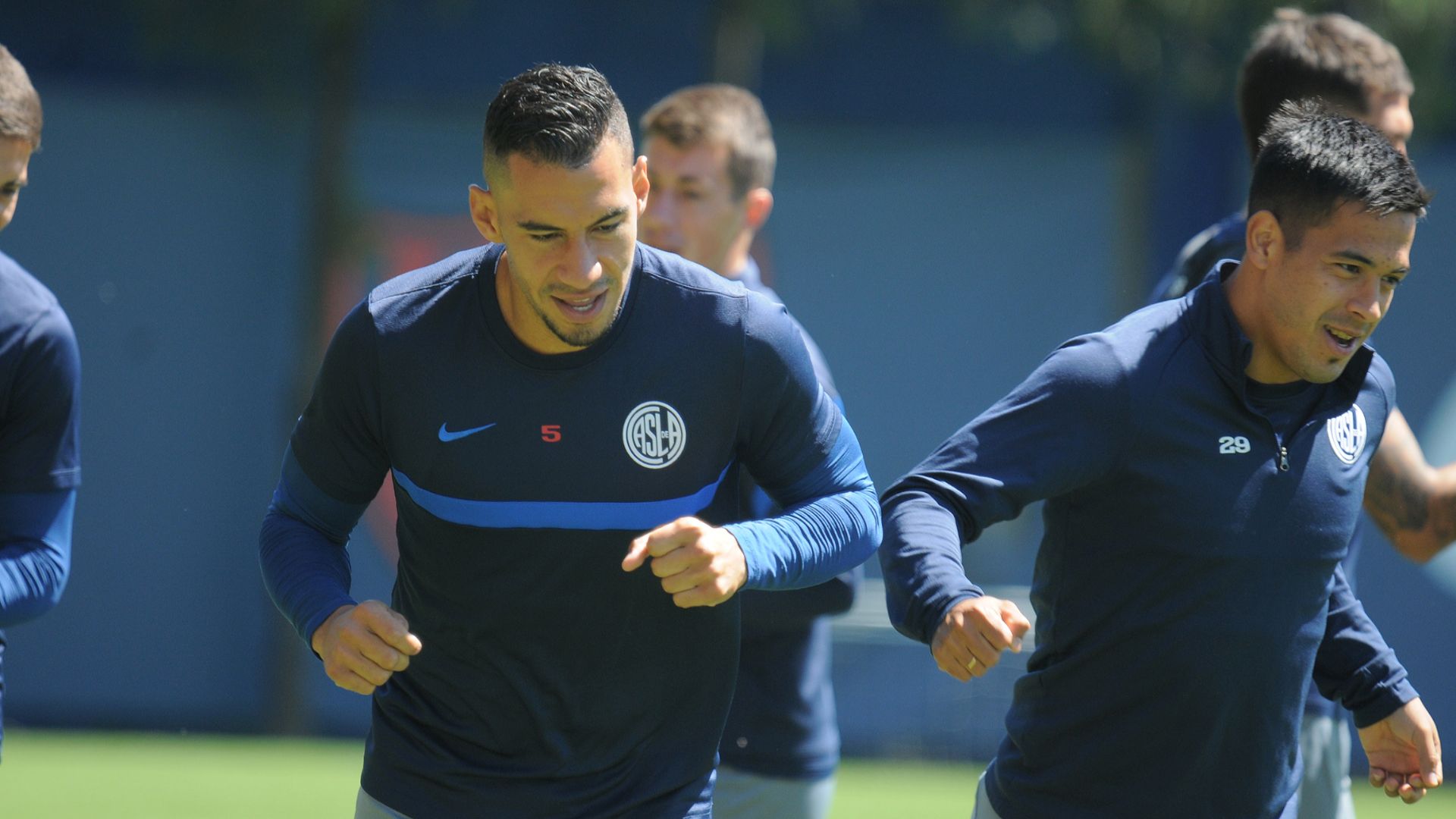 Nicolas Fernandez san lorenzo entrenamiento 121221