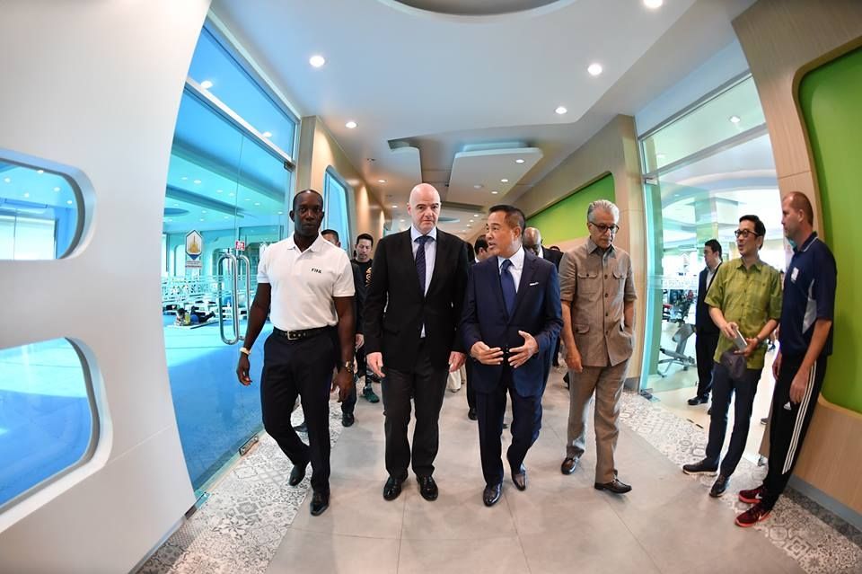 พิธีเปิดศูนย์พัฒนาศักยภาพกีฬาฟุตบอล (High Performance Training Center)