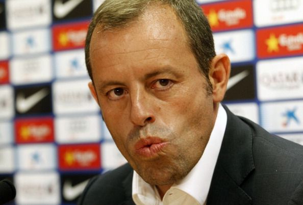Sandro Rosell, presidente del Barcelona