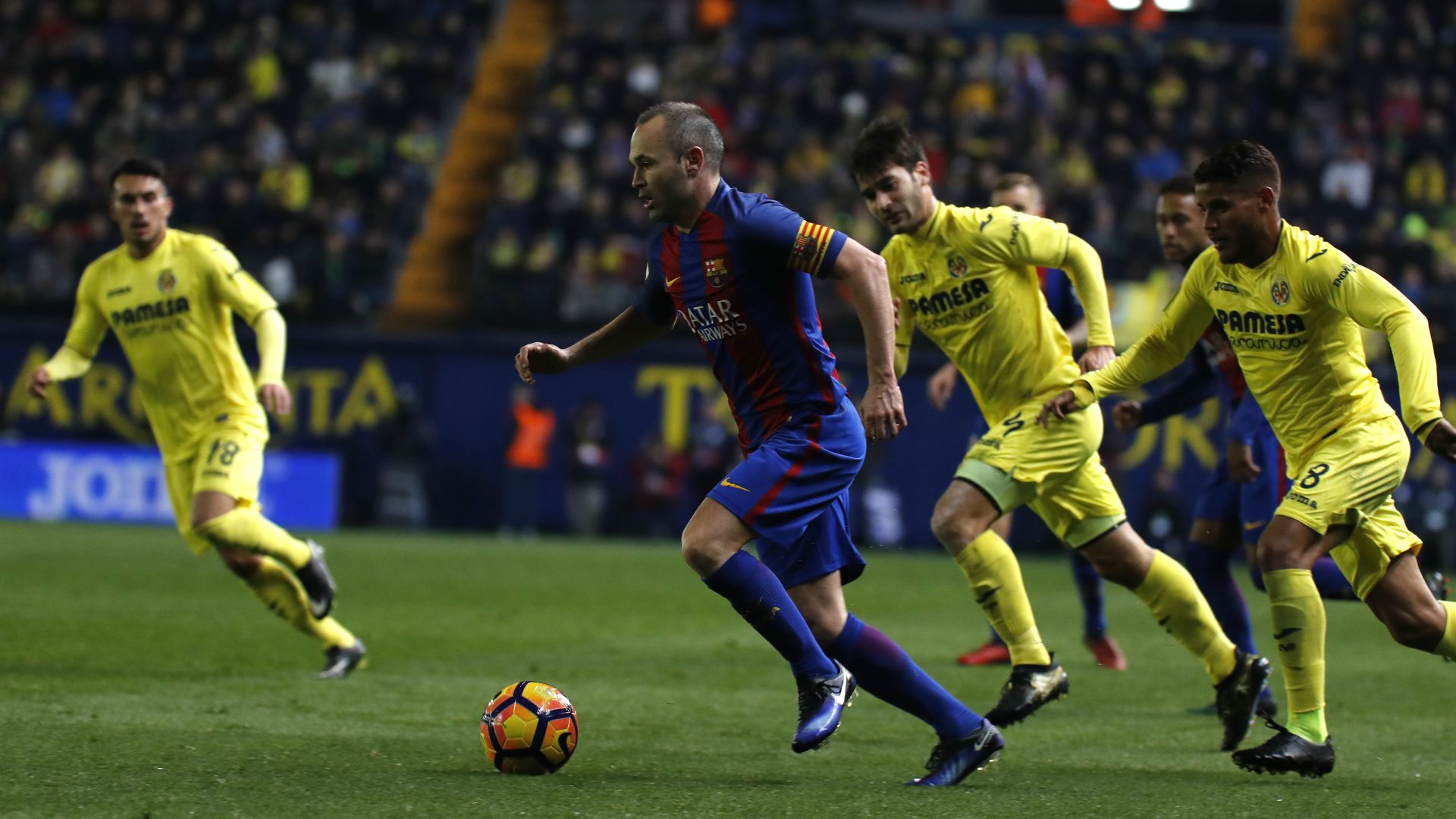 Andres Iniesta Villarreal Barcelona La Liga