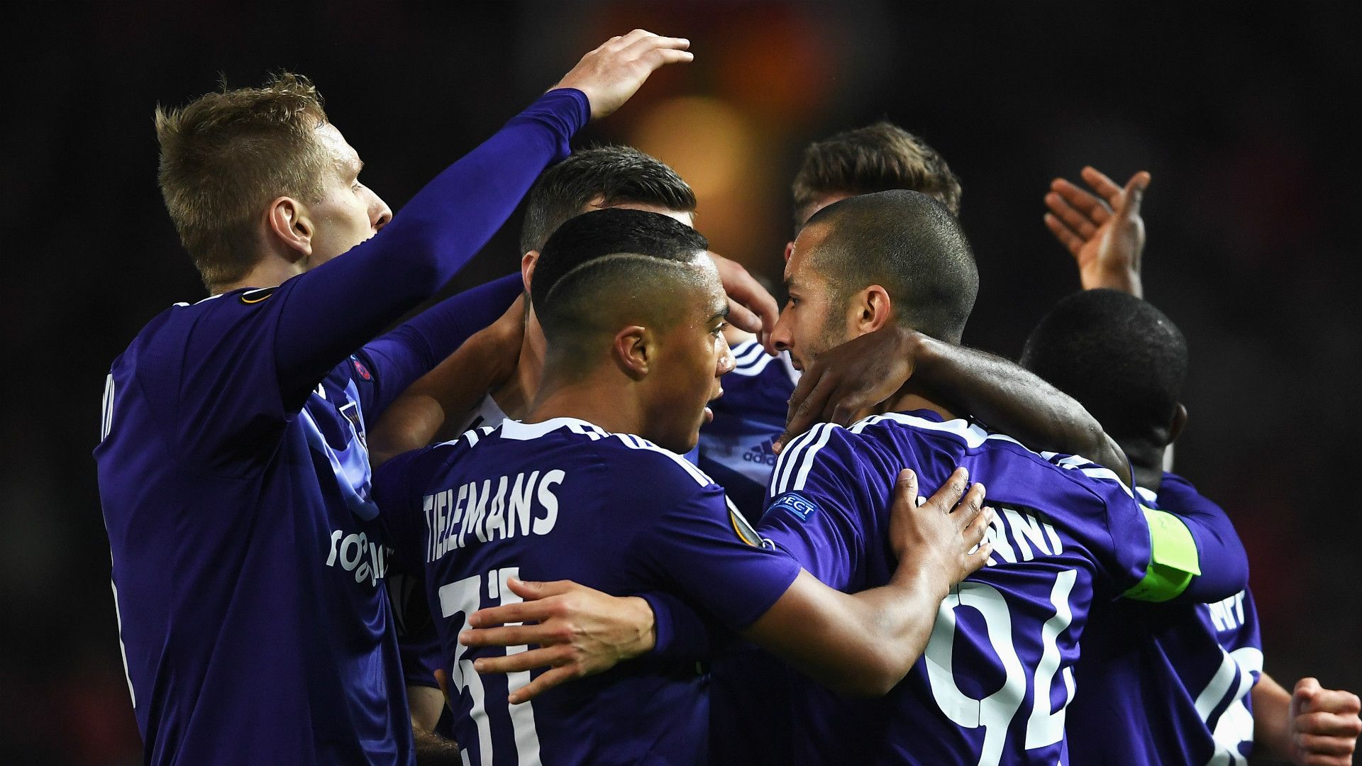 Anderlecht celebrate