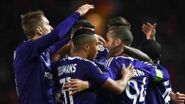 Anderlecht celebrate